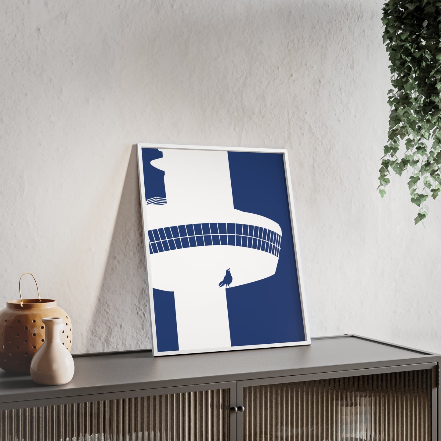 BLAUWcc 'ROTTERDAM LOOKOUT' Framed Poster