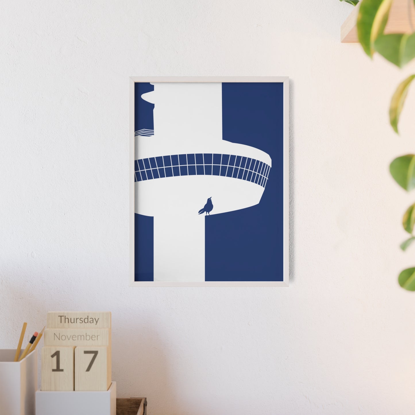 BLAUWcc 'ROTTERDAM LOOKOUT' Framed Poster