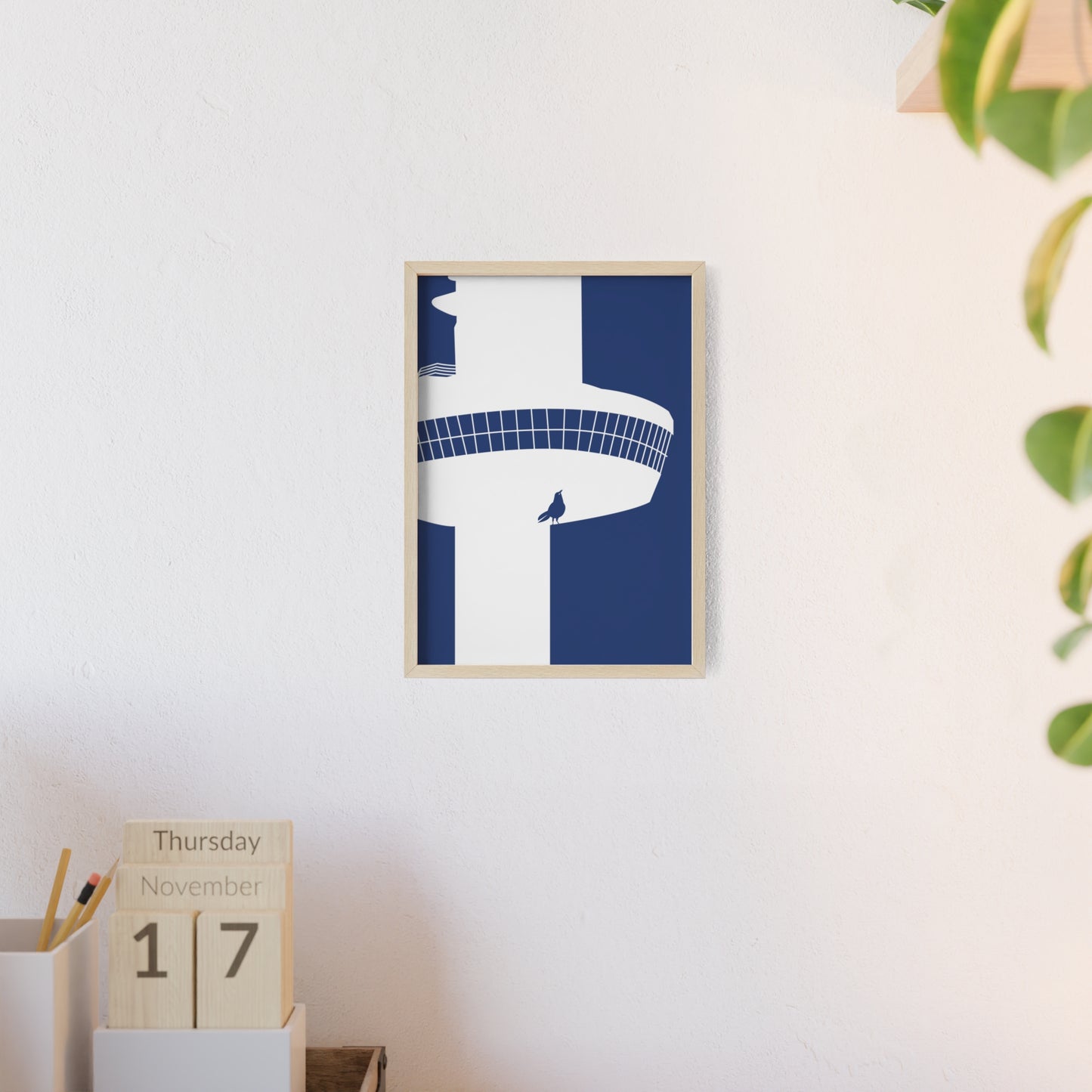 BLAUWcc 'ROTTERDAM LOOKOUT' Framed Poster