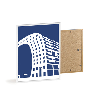 BLAUWcc 'ROTTERDAM MARKET' Framed Poster