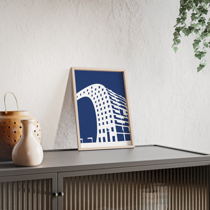 BLAUWcc 'ROTTERDAM MARKET' Framed Poster