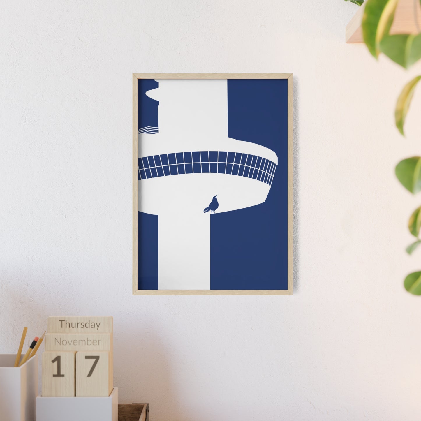 BLAUWcc 'ROTTERDAM LOOKOUT' Framed Poster