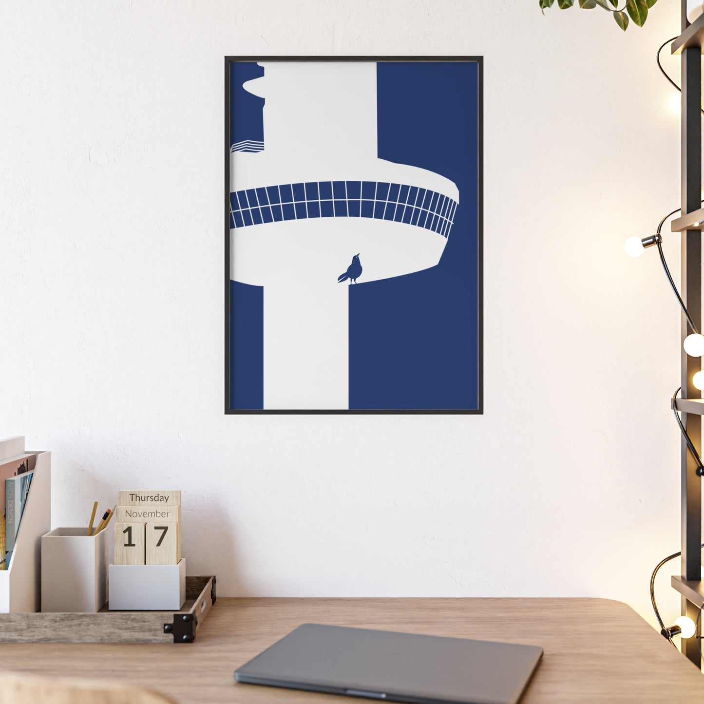 BLAUWcc 'ROTTERDAM LOOKOUT' Framed Poster