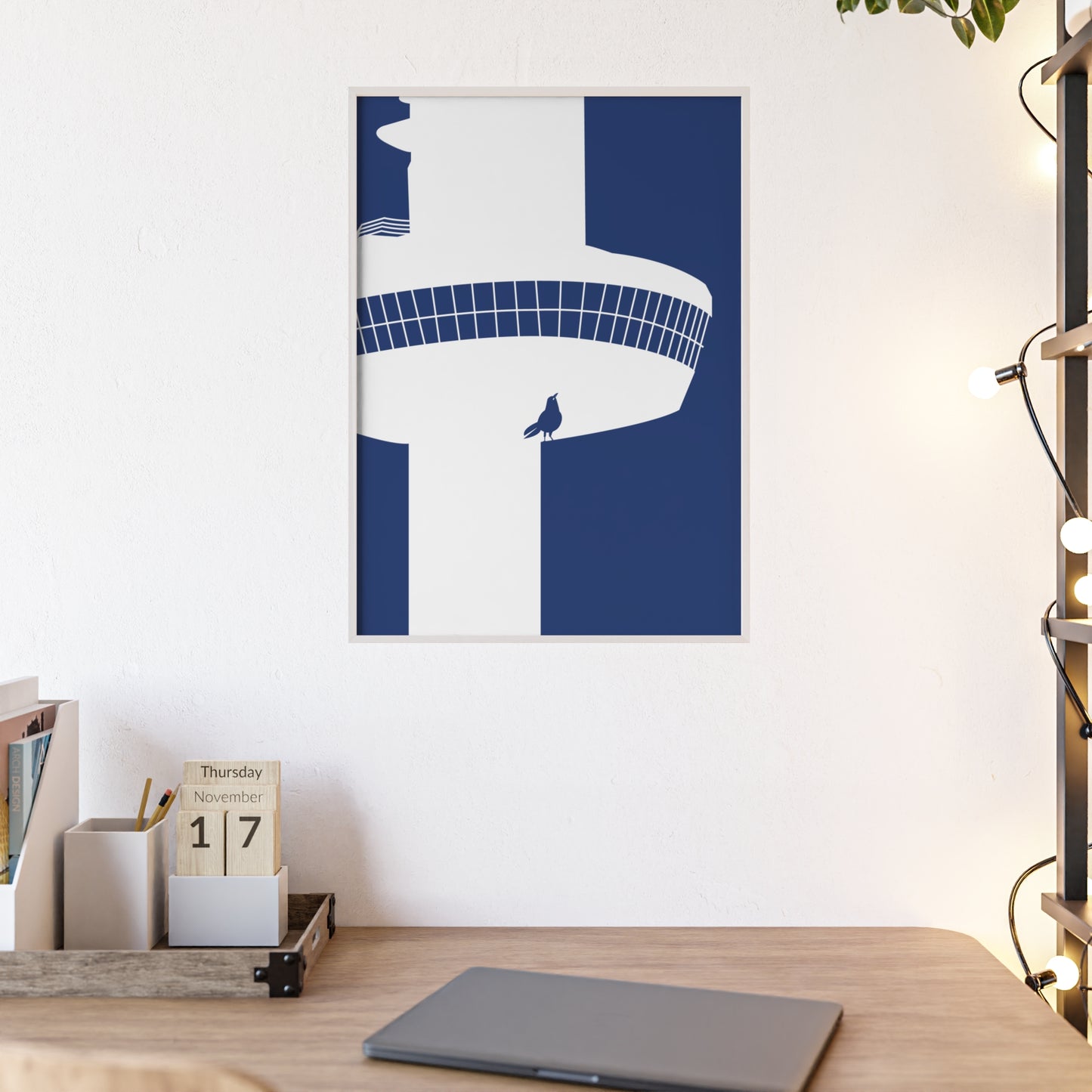 BLAUWcc 'ROTTERDAM LOOKOUT' Framed Poster