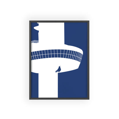BLAUWcc 'ROTTERDAM LOOKOUT' Framed Poster