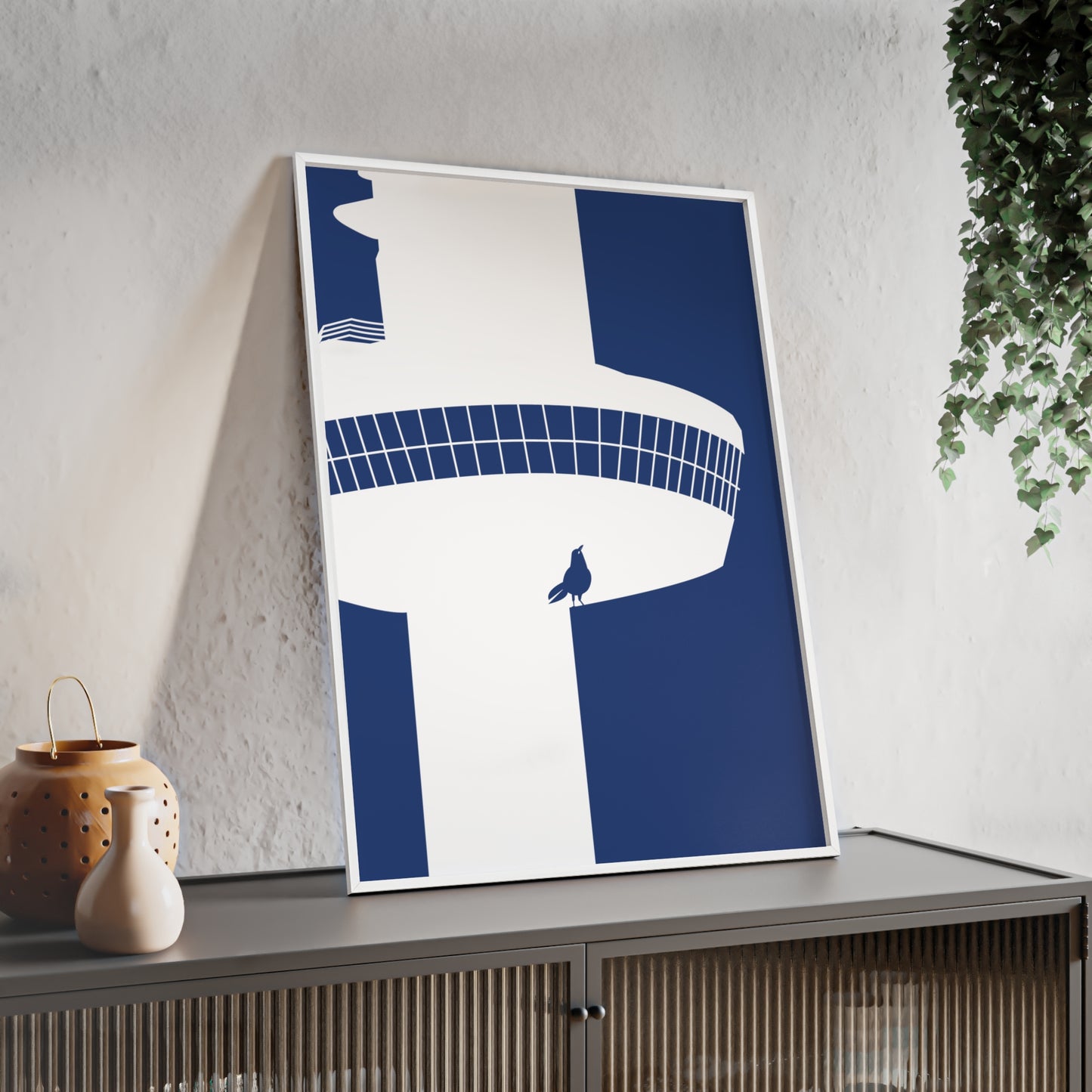 BLAUWcc 'ROTTERDAM LOOKOUT' Framed Poster
