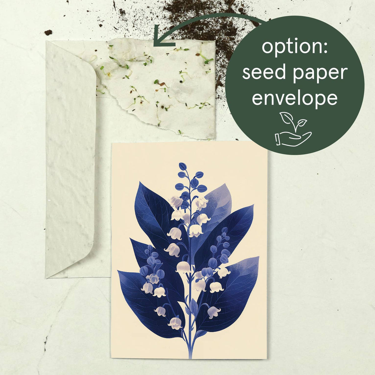 Botanopia - Lily of the valley | Everyday Greeting Card | birth flower