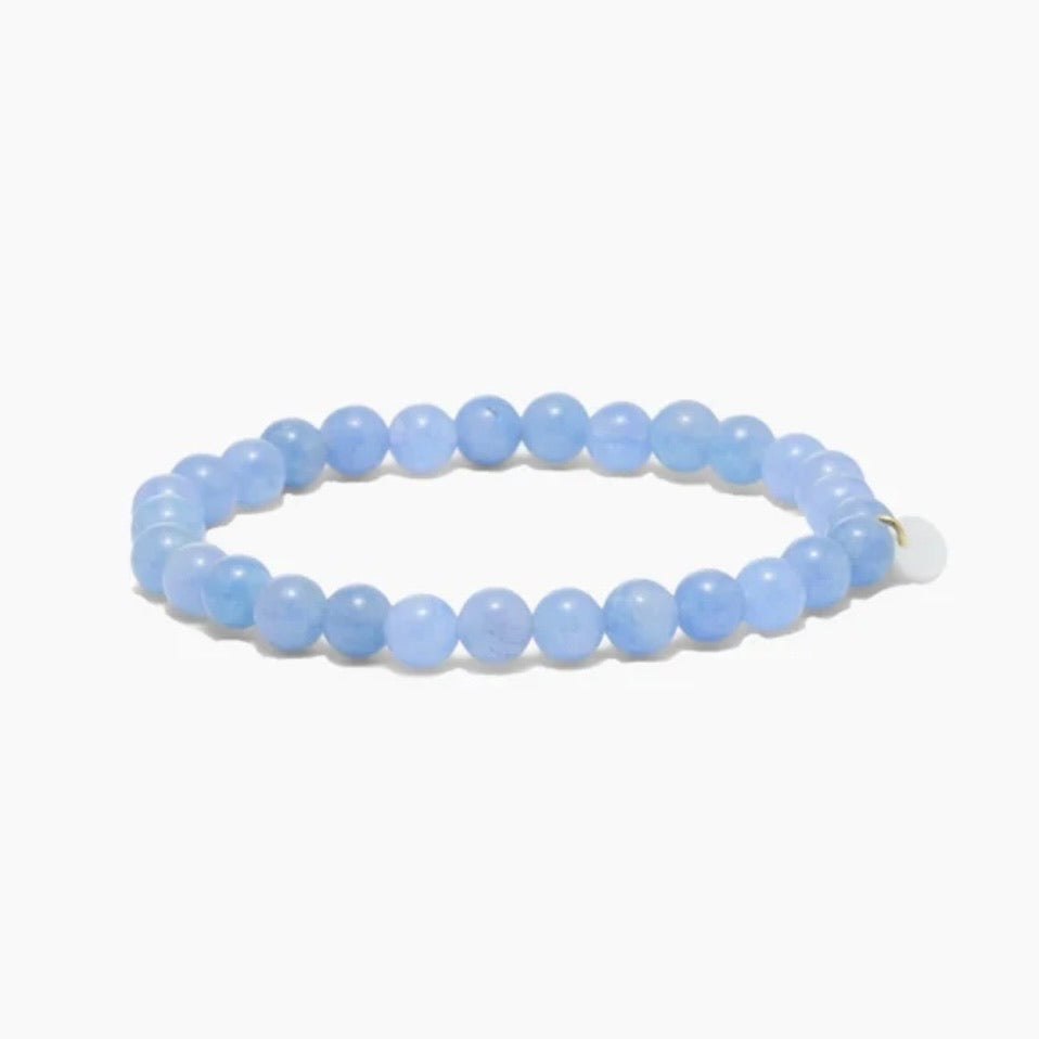 Petite Auquamarine stretch bracelet