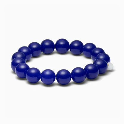 Chunky Lapis Lazuli stretch bracelet