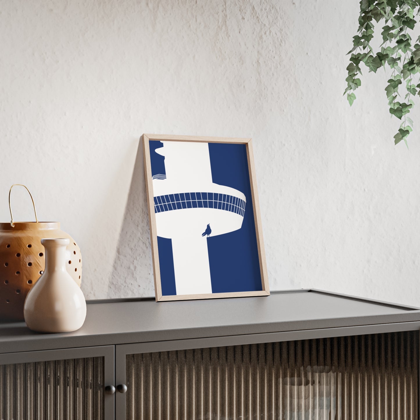 BLAUWcc 'ROTTERDAM LOOKOUT' Framed Poster