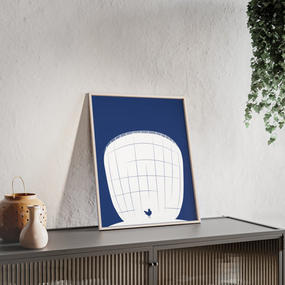 BLAUWcc 'ROTTERDAM DEPOT' Framed Poster