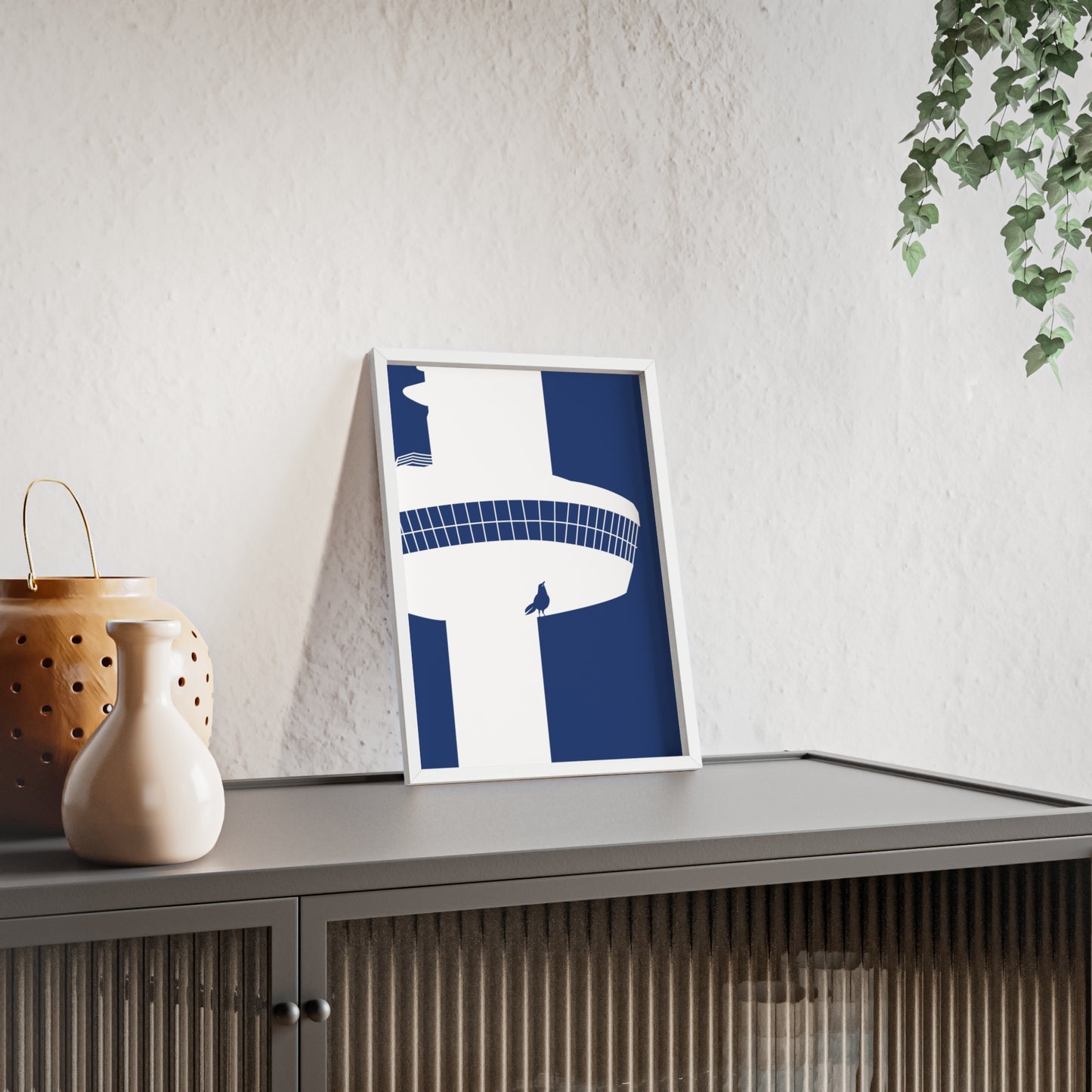 BLAUWcc 'ROTTERDAM LOOKOUT' Framed Poster