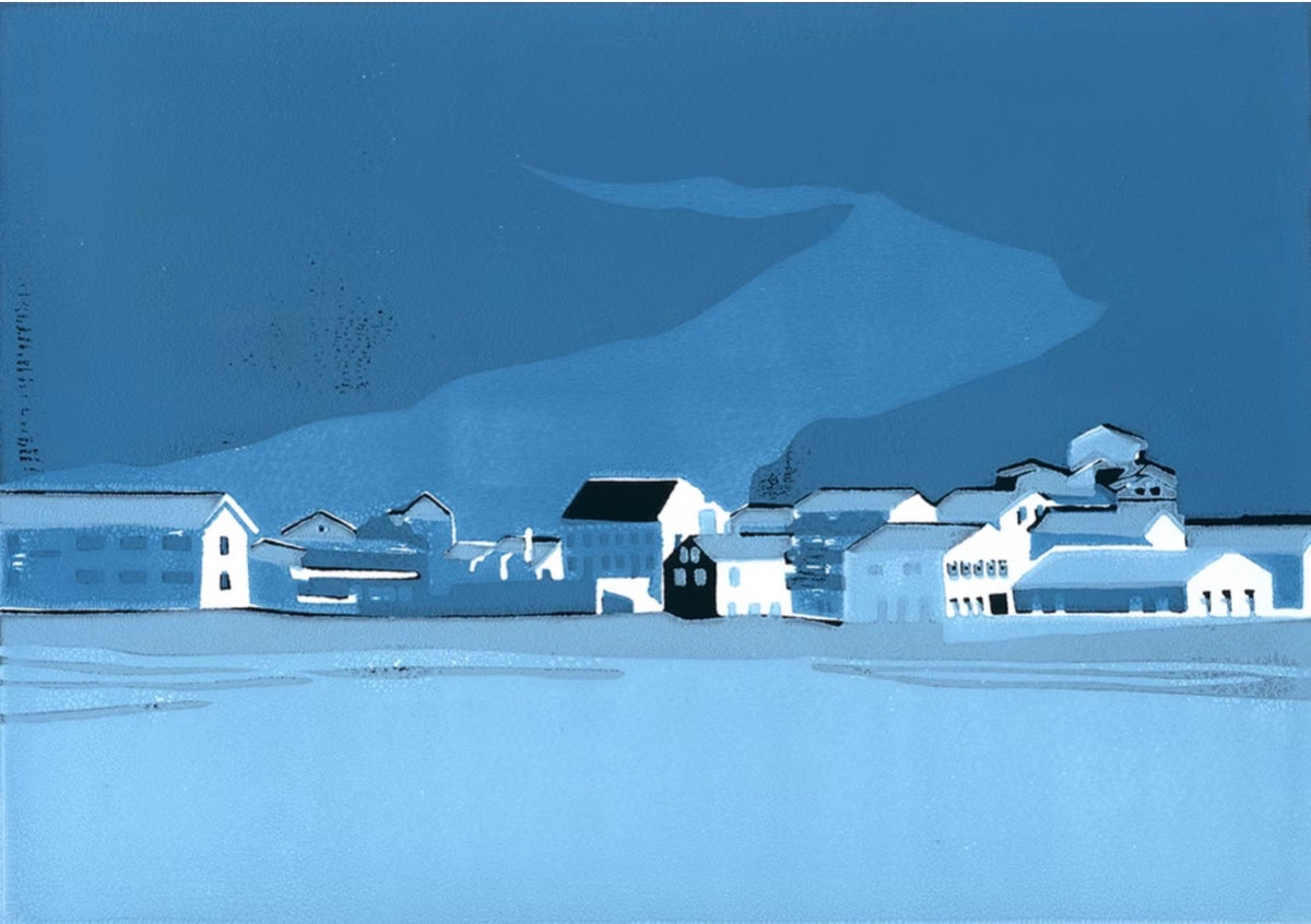 ‘Early Morning’ 5/42 Lino print