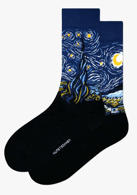Kunstsokken Starry Night