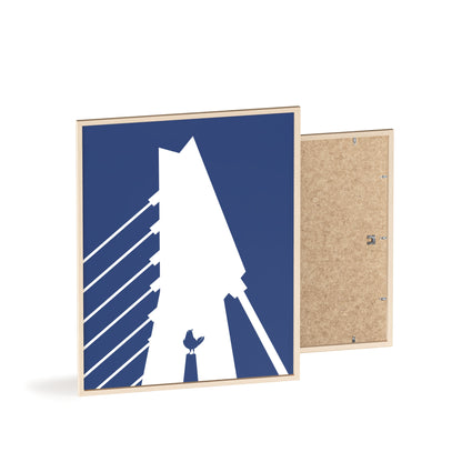 BLAUWcc 'ROTTERDAM BRIDGE' Framed Poster