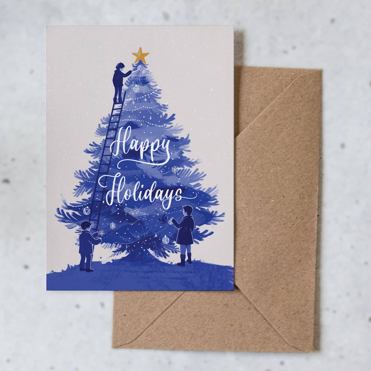 Botanopia - Festive Firs Happy Holidays | Christmas Card | Holiday Card
