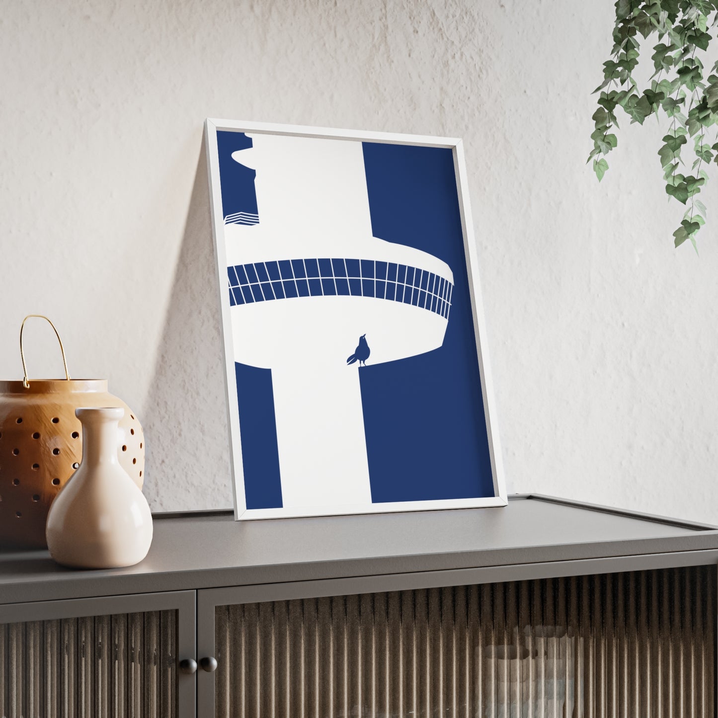 BLAUWcc 'ROTTERDAM LOOKOUT' Framed Poster