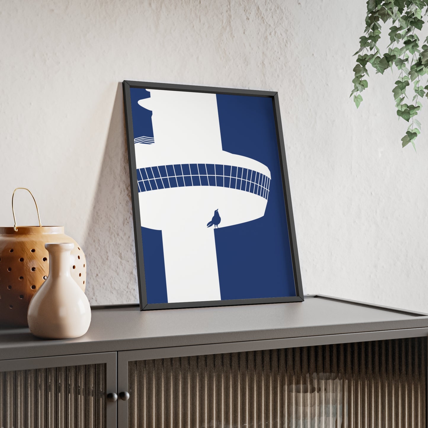 BLAUWcc 'ROTTERDAM LOOKOUT' Framed Poster