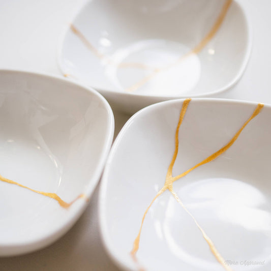 DIY kintsugi repair kit - blue edition