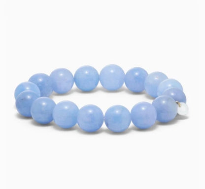 Chunky Aquamarine stretch bracelet