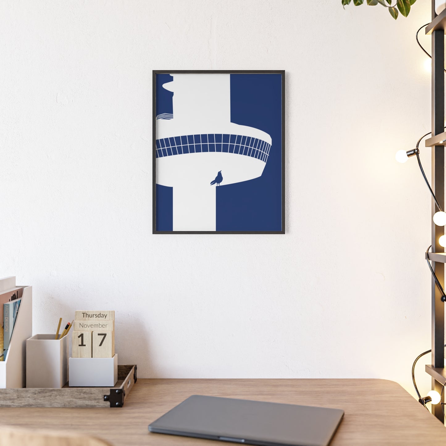 BLAUWcc 'ROTTERDAM LOOKOUT' Framed Poster