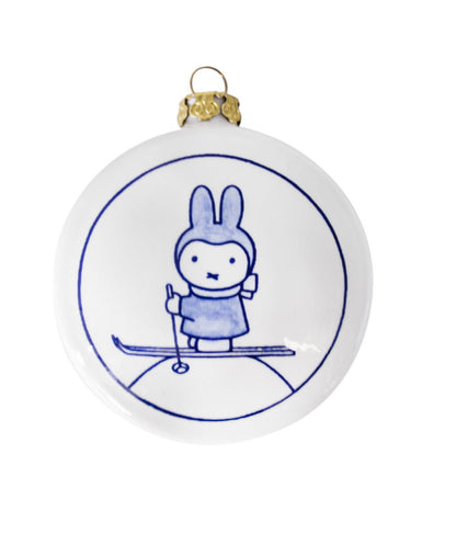 Miffy Christmas ornament Ski