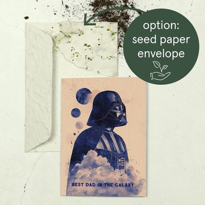 Botanopia - Best Dad in the galaxy | Father's Day Card