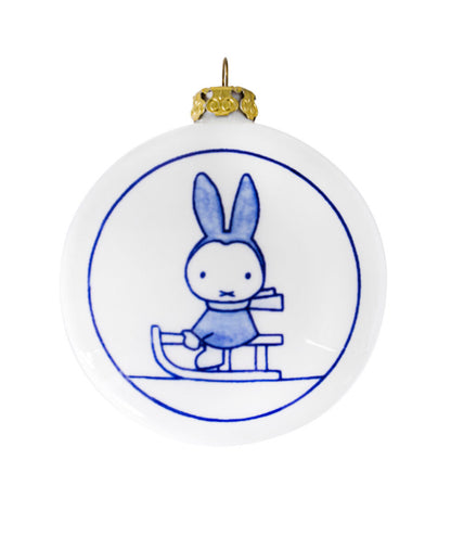 Miffy Christmas ornament Sled