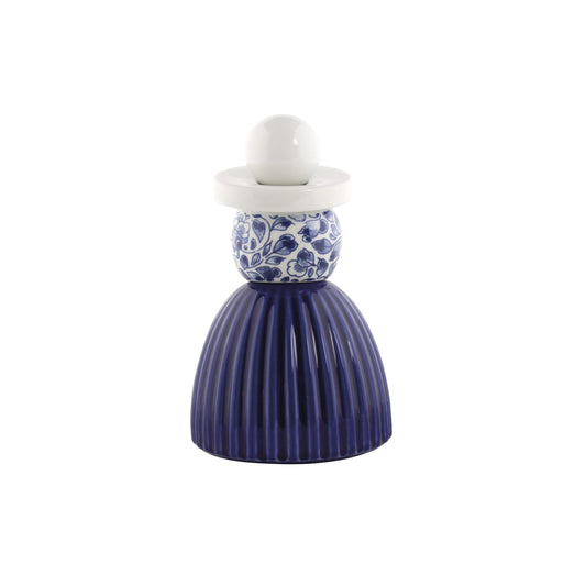 Proud Mary - Cobalt flower pattern