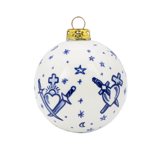 Schiffmacher Royal Blue Tattoo - Christmas ball