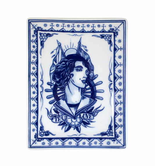 Schiffmacher Royal Blue Tattoo - Applique True Love