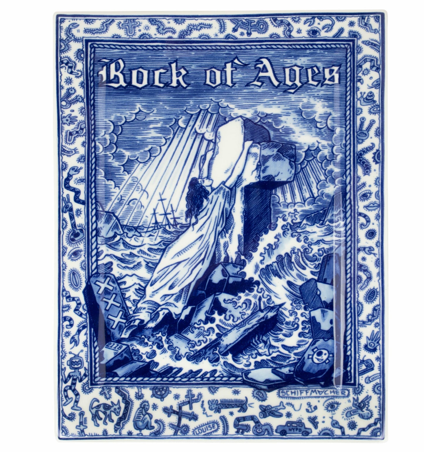 Schiffmacher Royal Blue Tattoo - Applique Rock of Ages