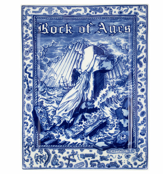 Schiffmacher Royal Blue Tattoo - Applique Rock of Ages