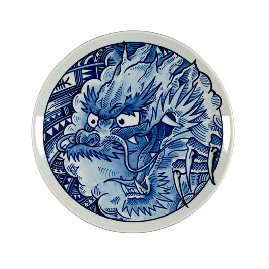 Schiffmacher Royal Blue Tattoo - Plate Tribal Dragon