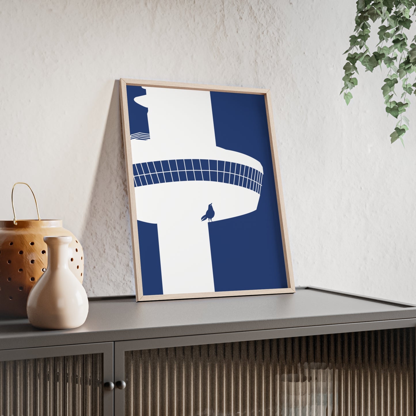 BLAUWcc 'ROTTERDAM LOOKOUT' Framed Poster