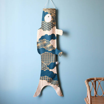 MADAME MO - Black Matsu Koinobori - fish indoor decor