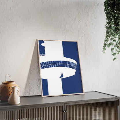 BLAUWcc 'ROTTERDAM LOOKOUT' Framed Poster