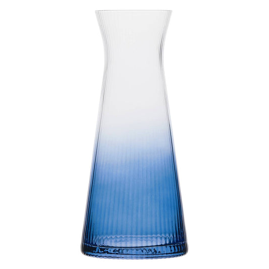 Empire blue glass carafe