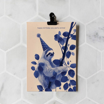 Botanopia - Happy Birthday, you party animal | Birthday Card | Funny