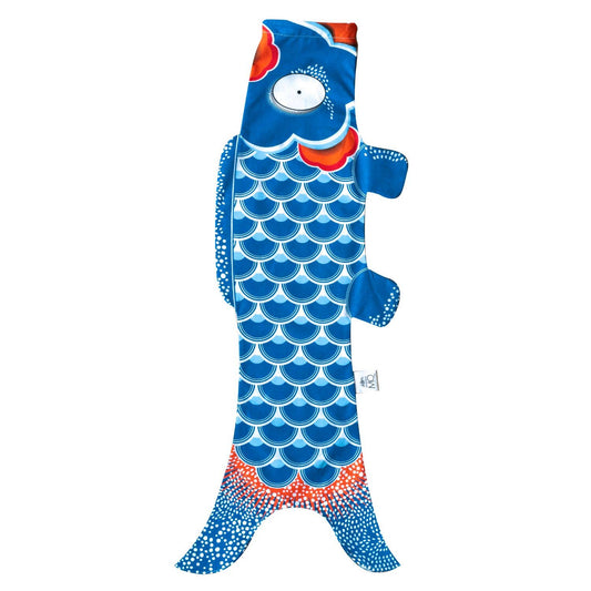 MADAME MO - Ocean Blue Koinobori - koi carp shaped  wall decor