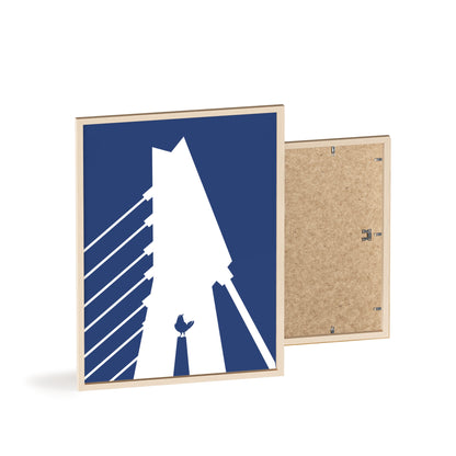 BLAUWcc 'ROTTERDAM BRIDGE' Framed Poster