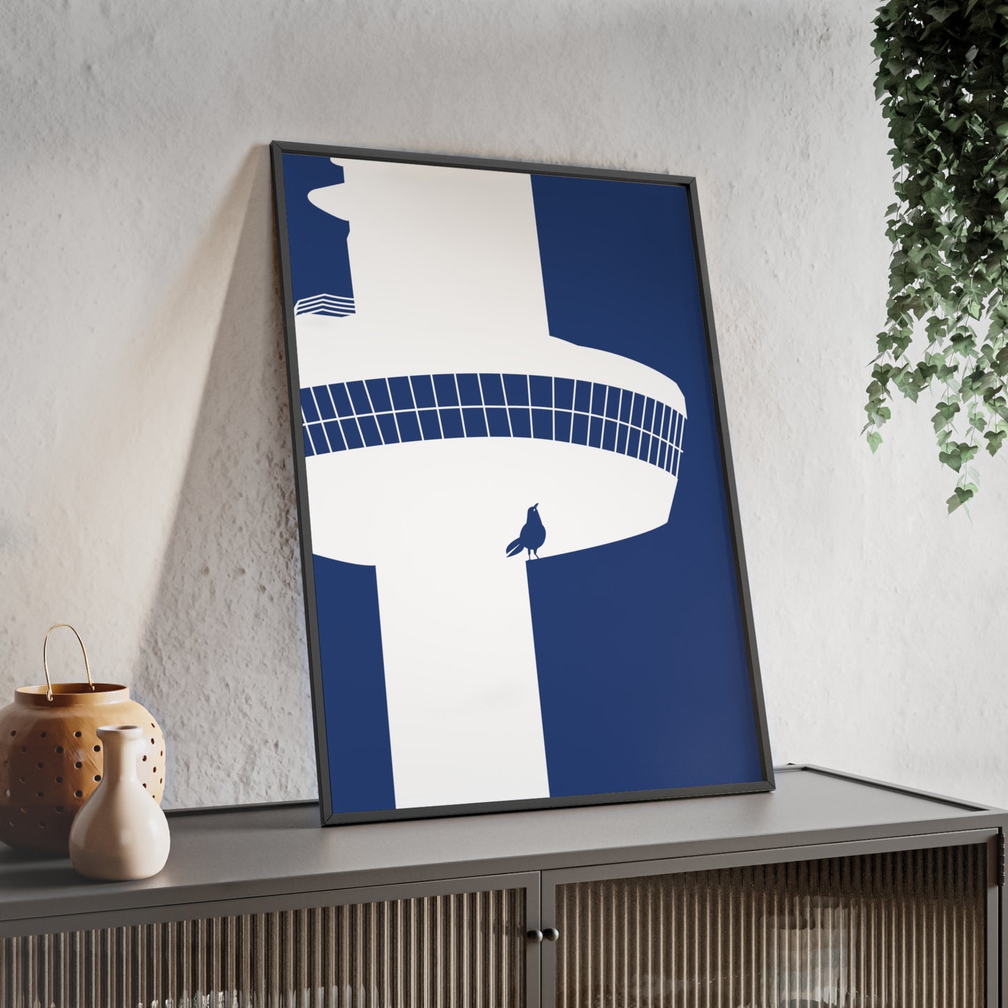 BLAUWcc 'ROTTERDAM LOOKOUT' Framed Poster