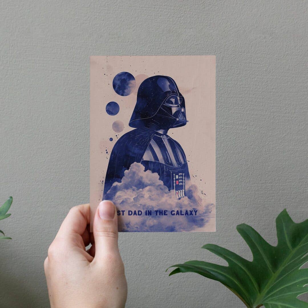 Botanopia - Best Dad in the galaxy | Father's Day Card