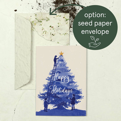 Botanopia - Festive Firs Happy Holidays | Christmas Card | Holiday Card