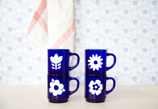 Duralex mug - “RETRO” BLUE