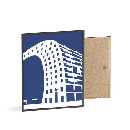 BLAUWcc 'ROTTERDAM MARKET' Framed Poster