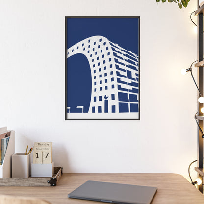 BLAUWcc 'ROTTERDAM MARKET' Framed Poster