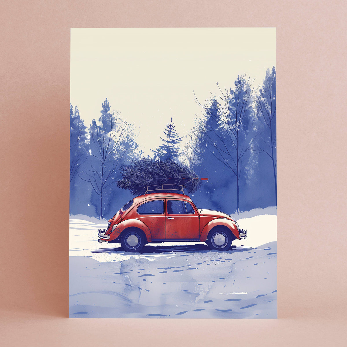 Botanopia - Tree Shopping | Christmas Card | Holiday Card