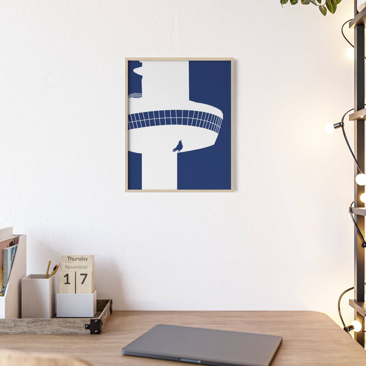 BLAUWcc 'ROTTERDAM LOOKOUT' Framed Poster
