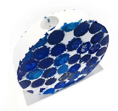 Wastecraft Vase Delft Blue Round